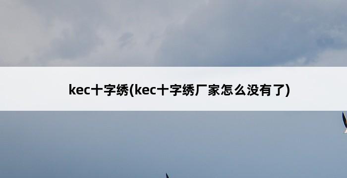 kec十字绣(kec十字绣厂家怎么没有了) 