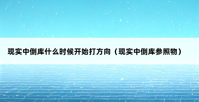 现实中倒库什么时候开始打方向（现实中倒库参照物） 